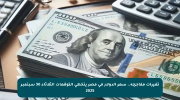تغيرات مفاجئة.. سعر الدولار في مصر يتخطى التوقعات الثلاثاء 30 سبتمبر 2025